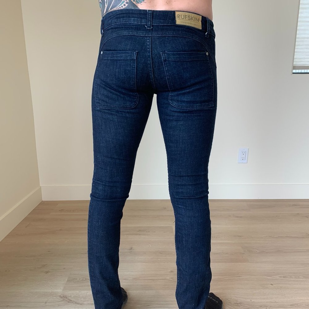 Rufskin Stretch Pants Dark Blue Size 28